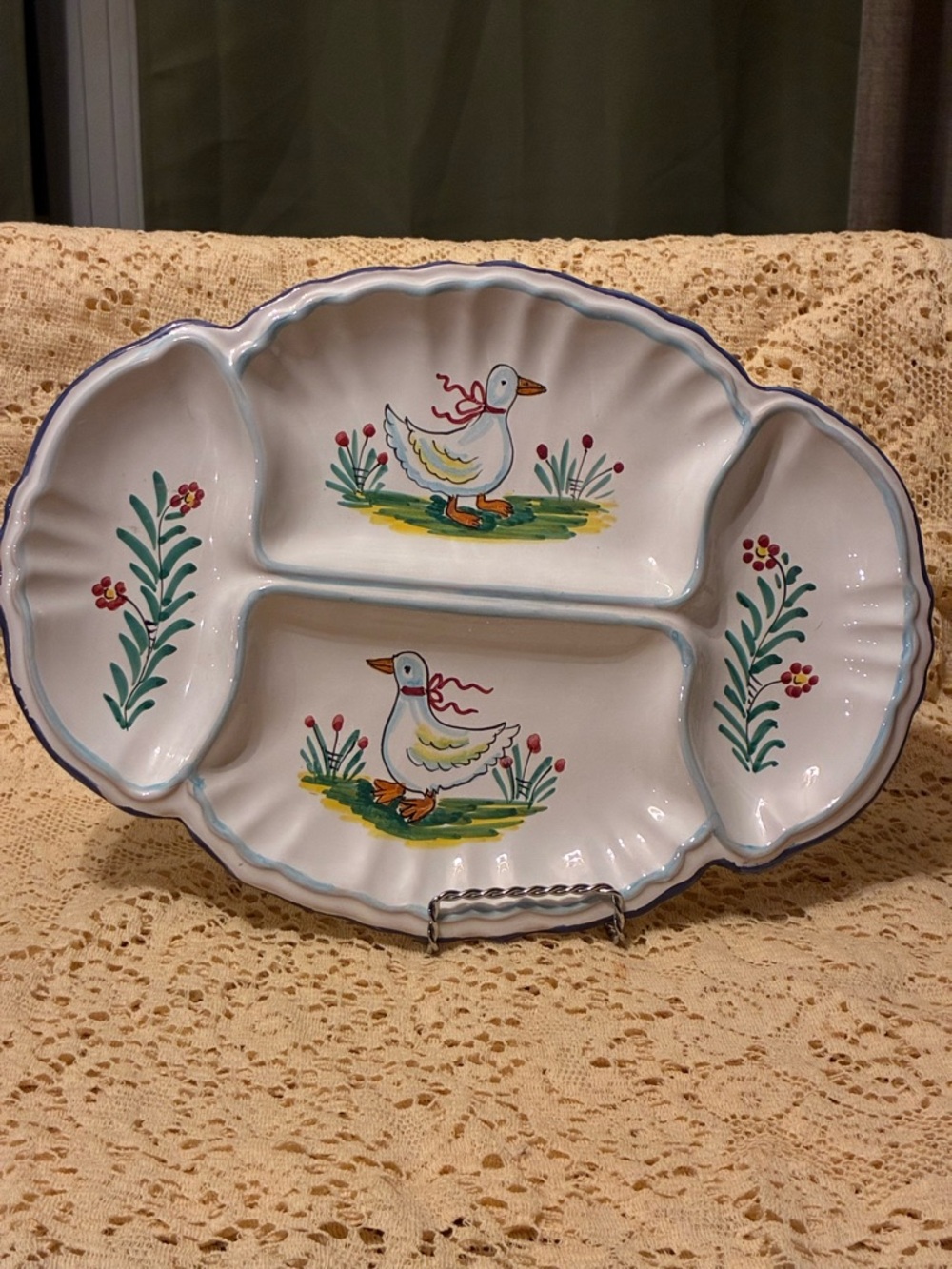 Goose Platter- Hand Painted